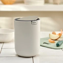 CASA EKO Mini Poubelle De Table 1,5l Blanc