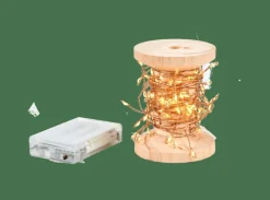 CASA ELLI Guirlande Lumineuse Avec 100 LEDS Cluster Cuivre