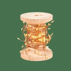 CASA ELLI Guirlande Lumineuse Avec 100 LEDS Cluster Cuivre