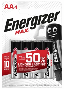 CASA ENERGIZER Pile Alcaline Set De 4