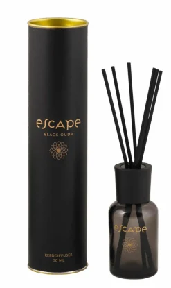 CASA ESCAPE BLACK OUDH Bougies Chauffe-plat Parfumées Set De 9 Noir