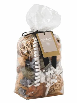 CASA ESCAPE INDIAN INSPIRATION Bougie Parfumée Dans Un Verre Blanc, Beige, Multicolore