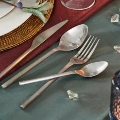 CASA ETNA SATIN Couverts 16 Pièces Argent