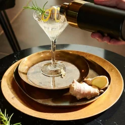 CASA FANCY Pailles à Cocktail Avec Brosse Argent