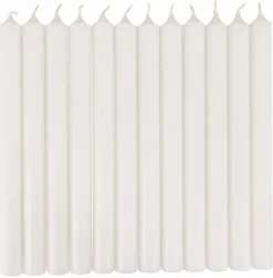 CASA FINA Bougies Set De 12 Ivoire