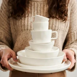 CASA FINE Cuillères à Café Set De 6 Argent