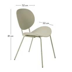 CASA FINN Chaise Salle à Manger Menthe