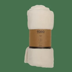 CASA FLANELLA Plaid Blanc