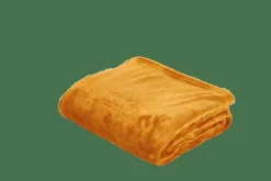 CASA FLANELLA Plaid Jaune Foncé