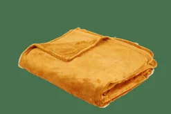 CASA FLANELLA Plaid Jaune Foncé