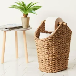 CASA FLORES Porte-rouleau WC Porte-magazines Naturel