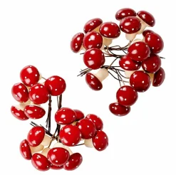 CASA FOAM Citrouilles Déco Set De 12 Rouge