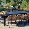 CASA FORMAX & ROYAN Set De Jardin Noir/natural