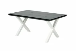 CASA FORMAX Table De Jardin Avec Pieds X Noir/blanc