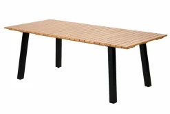 CASA FORMAX Table De Jardin Avec Pieds Natural/noir