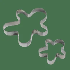 CASA GINGERBREAD Emporte-pièces Set De 2 Argent