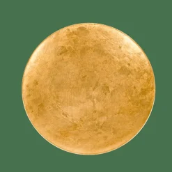 CASA GOLDFOIL Assiette Déco Doré