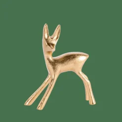 CASA GOLDY Décoratif Cerf Doré