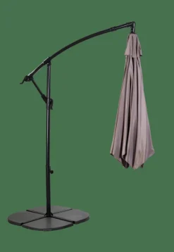 CASA HAWAI Parasol Déporté Sans Pied De Parasol Taupe