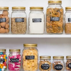 CASA HERB Pot à épices Argent, Transparent