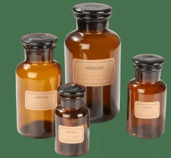 CASA HERBORA Pot à Provisions 25 CL Brun