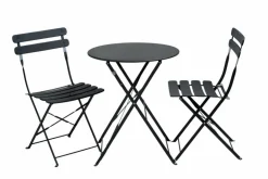 CASA IMPERIAL Ensemble Bistrot Rond Noir