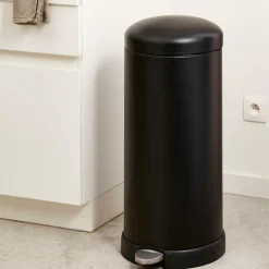 CASA INDUSTRIA Poubelle à Pédale 27 L Noir