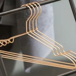 CASA INFINITY GOLD Cintres Set De 4 Doré