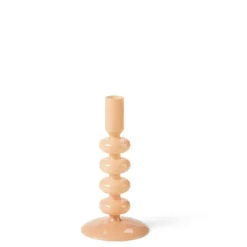 CASA ISA Bougeoir Opale Crème Crème