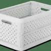 CASA JACQUI Caisse Pliante M Gris Clair