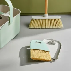 CASA JASMIN Ramasse-miettes Gris, Vert, Naturel