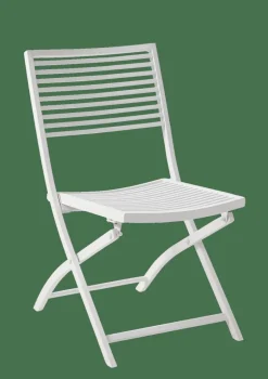 CASA JESSE Chaise Pliante Blanc, Beige