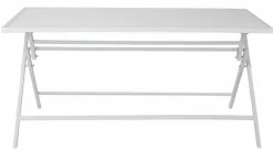 CASA JESSE Ensemble Bistrot Rectangulaire Blanc