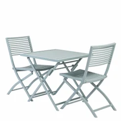 CASA JESSE Ensemble Bistrot Rectangulaire Blanc