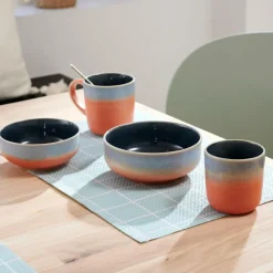 CASA JESSIE ORANGE Mug Sans Anse Orange