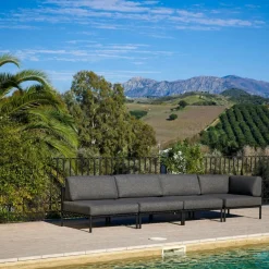 CASA JUMBO Fauteuil De Coin Noir