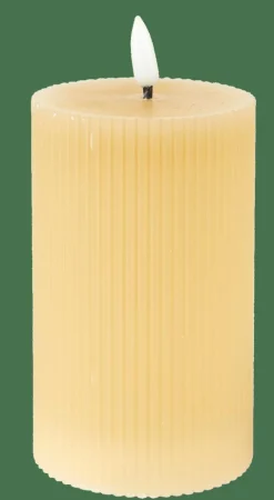 CASA LED Bougie Avec LED Brun