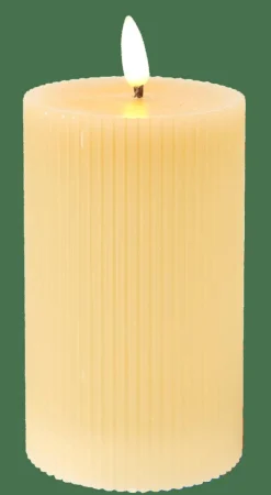 CASA LED Bougie Avec LED Brun