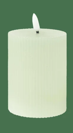 CASA LED Bougie Avec LED Menthe