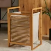 CASA LINOLUX BAMBOE Panier à Linge Naturel