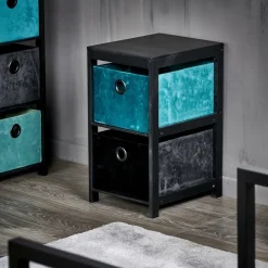 CASA LINOLUX Boîte De Rangement Avec Fermeture éclair Beige