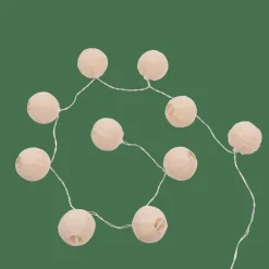 CASA LYNN Guirlande Lumineuse 10 LEDs Beige