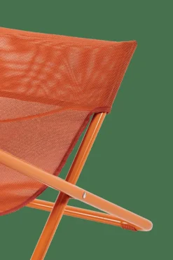 CASA MALTA Chaise Relax Terre Cuite