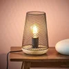 CASA MESH Lampe De Table Noir