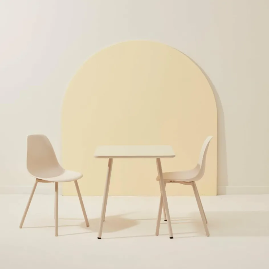 CASA MIKA Table Pour Enfants Avec 2 Chaises Sable