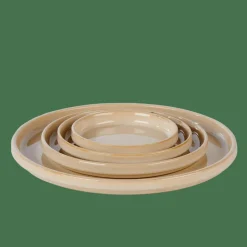 CASA MINERAL SAND Assiette Beige