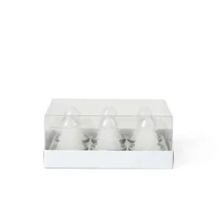 CASA MINNY Bougies Chauffe-plat Blanc