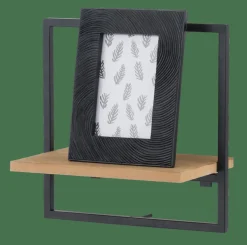 CASA MIX&MATCH Étagère à Suspendre Noir, Naturel