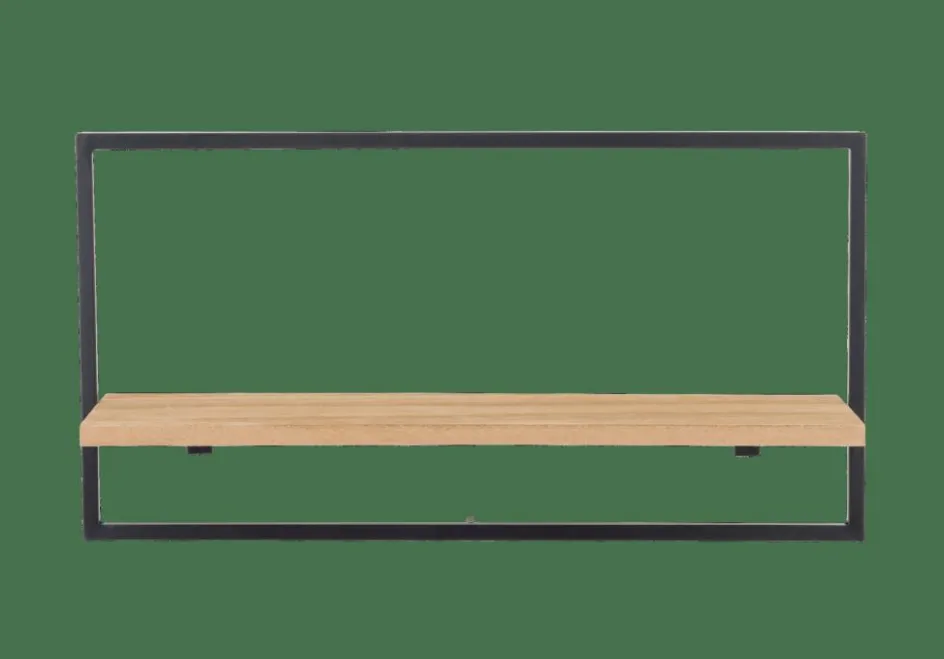 CASA MIX&MATCH Étagère à Suspendre Noir, Naturel