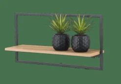 CASA MIX&MATCH Étagère à Suspendre Noir, Naturel